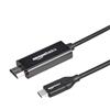 Amazon Basics AmazonBasics USB-C to HDMI Cable Adapter (Thunderbolt 3 Compatible) 4K@30Hz - 3-Foot