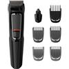 Philips Grooming Kit serie3000 MG3720/15 Tagliacapelli, Regolabarba uomo, Rifinitore Baffi/Naso/Orecchie, 7in1