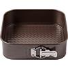 PYREX Moule a charniere - PYREX - 1452080 - Carré - En acier carbonne - Antiadhésif - 24 cm