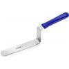 thermohauser 5000266867 - Paletta per torta in acciaio INOX con manico in plastica blu angolato, lunghezza utile lama 17 cm, lama in acciaio PP