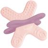 MAM Bite & Relax Fase 2 Mini Dentaruolo, Massaggia gengive neonati 4+ mesi, Con sterilizzatore portatile per microonde, Regalo neonato con 4 sagomature per stimolare molari e capacità motorie, Rosa