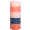 Suavinex 306946 Dosatore Per Latte In Polvere E Cereali. Con 4 Scomparti E Chiusura A Vite. Lavabile In Lavastoviglie. Multicolor Rosa - 166 g