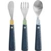 Tommee Tippee Big Kids Stainless Steel First Cutlery Set, Rounded Edges, Chunky Handles, 12m+