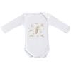 Eiffel Textile Italia - Body a maniche lunghe, 24 mesi, colore: beige