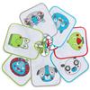 Ti TIN Confezione da 7 Bavaglini Impermeabili 73% Cotone - 27% Poliestere Federa Vinile | Confezione da 7 Bavaglini con chiusura a nastro per bambini da 6 a 18 mesi, 23x27 cm