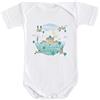 Eiffel Textile Eiffel Baby Germany - Body a maniche corte, 18 mesi, colore: blu/verde