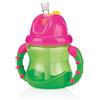 Nuby - capovolgere la tazza antigoccia verde - 1 pezzo