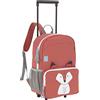 LÄSSIG Valigia e zaino da viaggio per bambini con ruote per bagaglio a mano/Trolley Backpack per bambini About Friends Fox