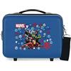 Marvel Avengers Team Trousse adattabile con tracolla, 29 x 21 x 15 cm rigida ABS 9,14 L, Blu