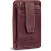 Otto Angelino RFID Blocking Minimalist Men's Wallet - Slim, Italian Leather Credit Card Holder and Zippered Coin Slot