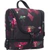 NITRO Travel Kit - Elegante borsa da viaggio con scomparto sul fondo Nero 25x24x11 cm