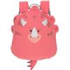 Lässig Piccolo zaino per bambini per la scuola materna con cinturino da 2 anni, 20 x 9 x 24 cm, 3,5 L, Rosa (Dino)