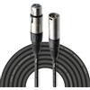 Stagg Cavo da microfono a mixer SMC6 da 6 metri XLR (m) -XLR (f), nero