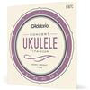 D'Addario Corde per Ukulele Titanium Concert EJ87C, Set 4 Corde