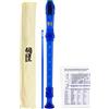 Mad About Rec02 Flauto Dolce Soprano con Custodia, Scovolino per Pulizia e Tabella per Diteggiatura, Blu