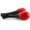TIGER MAR28-RD Maracas Ovali per Bambini, Strumento a Percussione Shaker, Colore Rosso, Una coppia