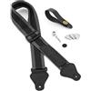 Tiger kit tracolla ukulele grigio con plettri e accessori | Include tracolla, laccetto, bottone terminale e 3 plettri in feltro, per ukulele soprano, concerto e tenore.