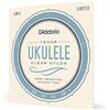 D'Addario Corde per Ukulele Clear Nylon Tenore EJ65TLG Low-G, Set 4 Corde