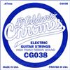 D'Addario Corda singola D'Addario CG038 per chitarra elettrica, Flat Wound, .038