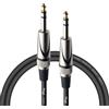 Stagg SAC1PS DL Cavo S Serie per Strumenti Musicali da Jack a Jack 6,3 mm, da 1m