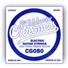 D'Addario Corda singola D'Addario CG080 per chitarra elettrica, Flat Wound, .080