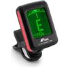 TIGER Music Chromatic Guitar Tuner - easy To Use Highly Accurate Clip-On Tuner - Suitable For Guitar / Bass / Violin / Ukulele - Batteria Inclusa, Nero