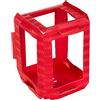 Folia 9820/5 - spazi Lanterna 3D Ondulato, 5 Pezzi, Circa 14 x 14 x 18, 5 cm, Rosso