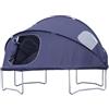GARLANDO Tenda modello Camping per trampolino PROLINE XXL Ø423cm - 2 porte 4 finestre con chiusura a zip