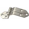 Cerniera Offset Nervata Alta in Acciaio Inox 40x50/81mm