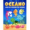 Gray & Gold Publishing Oceano: Libro da colorare per bambini: 35 splendide illustrazioni per bimbi da 3 a 10 anni.