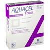 Aquacel MEDICAZIONE STERILE IN SCHIUMA DI POLIURETANO IDROCELLULARE AQUACEL AG FOAM ADESIVA 12,5X12,5 CM 10 PEZZI