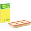 Mann Filter MANN-FILTER C 3083/1 Filtro dell'aria - per Autovetture + veicoli commeriali