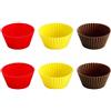Tescoma 630648 Delicia Pirottini, Silicone, Multicolore, 9 cm, 6 Pezzi