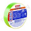 TESA Nastro isolante Tesa 53988-00081-00 in PVC morbido (giallo/verde) 20 m x 19 mm