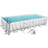 Bestway 56475 Piscina Steel Rettangolare Filtro J5 732X366 H 132