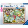 RAVENSBURGER 16995 PUZZLE DA 1000 PA. GIRO DEL MONDO IN BICLICLETTA