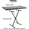 Proel Kit EL80 Stand regolabile per Dj, Mixer e Notebook + EL Piano Mensola
