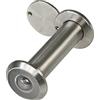 Amig - Spioncino per Porte Blindate | Lente Super Angolare | Coperchio Incorporato | Sicurezza per Famiglia | Antigraffio | Uso Interno ed Esterno, Cromo Opaco, Ø16 mm, Porta 60-85 mm