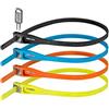 Hiplok Z LOK 4 PACK, Fascetta di sicurezza multiuso, Unisex, BLACK/CYAN/ORANGE/LIME, Circonferenza di chiusura 40 cm