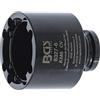 BGS Vaso almenado | para tuercas ranuradas dientes internos | KM6