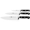 ZWILLING Professional S set di coltelli da cucina professionali 3 pezzi, acciaio speciale inox, nero, Made in Germany