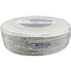 Glac Store® Cavo Allarme 4x0,22 mm Matassa da 100 metri CCA Schermato Professionale Antifiamma per Impianti Civili