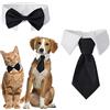 cobee Collare per cani e gatti smoking regolabile per animali domestici Cane gatto Papillon per matrimonio Papillon formale cucciolo papillon smoking collare per costume animale