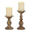 Sziqiqi Portacandele a Colonna Set di 2, Candeliere Vintage di Ferro Candelabri Shabby Chic Candelabro Centro Tavola per Soggiorno Matrimonio Porta Candele per Decorazioni Natalizie