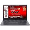 Acer Notebook portatile, Ryzen 7 5825u 8 CORE, RAM 24Gb, SSD da 1 TERA, Display 15,6 Full HD, tastiera retroilluminata, 4 usb, wi-fi 6, hdmi, lan, bt, Win 11 Pro, Libre Office, Preconfigurato