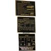 Piastra Dati In Ottone Nera Per Jeep Willys Ford CJ2A CJ3A CJ3