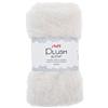 Tessuto Peluche Bianco con Lurex Plush Glitter