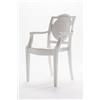 BELLELLI DESIGN SEDIA GHOST POLICARBONATO CON BRACCIOLI LA16 - BIANCO