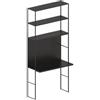 ZEUS scrivania con ripiani EASY IRONY BUREAU Composizione J - 811-CB-LIG