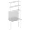 ZEUS scrivania con ripiani EASY IRONY BUREAU Composizione J - 811-W-LIG